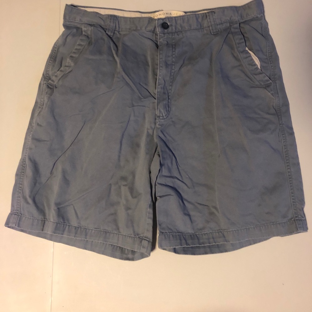 Sonoma Men's Size 36 Cargo Shorts - Light Blue